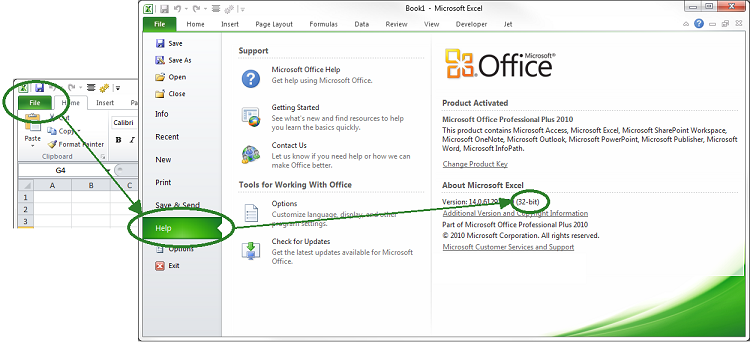 difference between office 32bit and 64bit