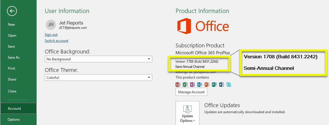 Changing Your Microsoft Office Update Channel – Support Topics